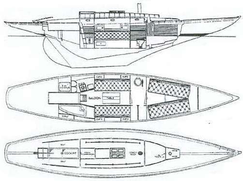 Plans of a 50 Square adapted to show roughly what Hiltgund is like.